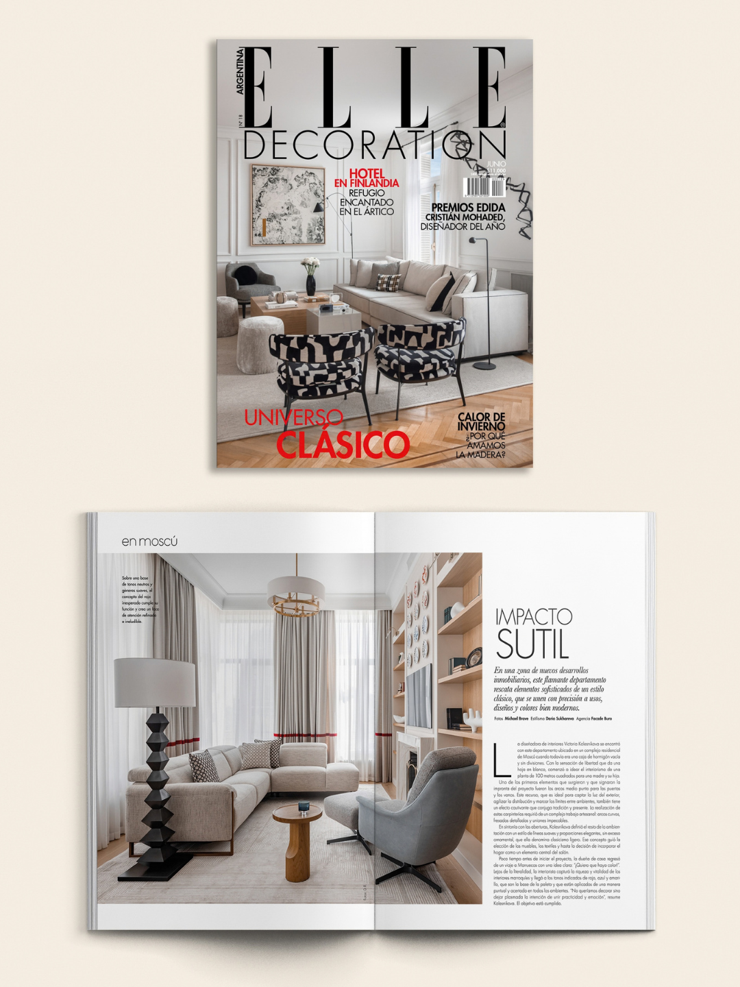 Publication in ELLE Decoration Argentina